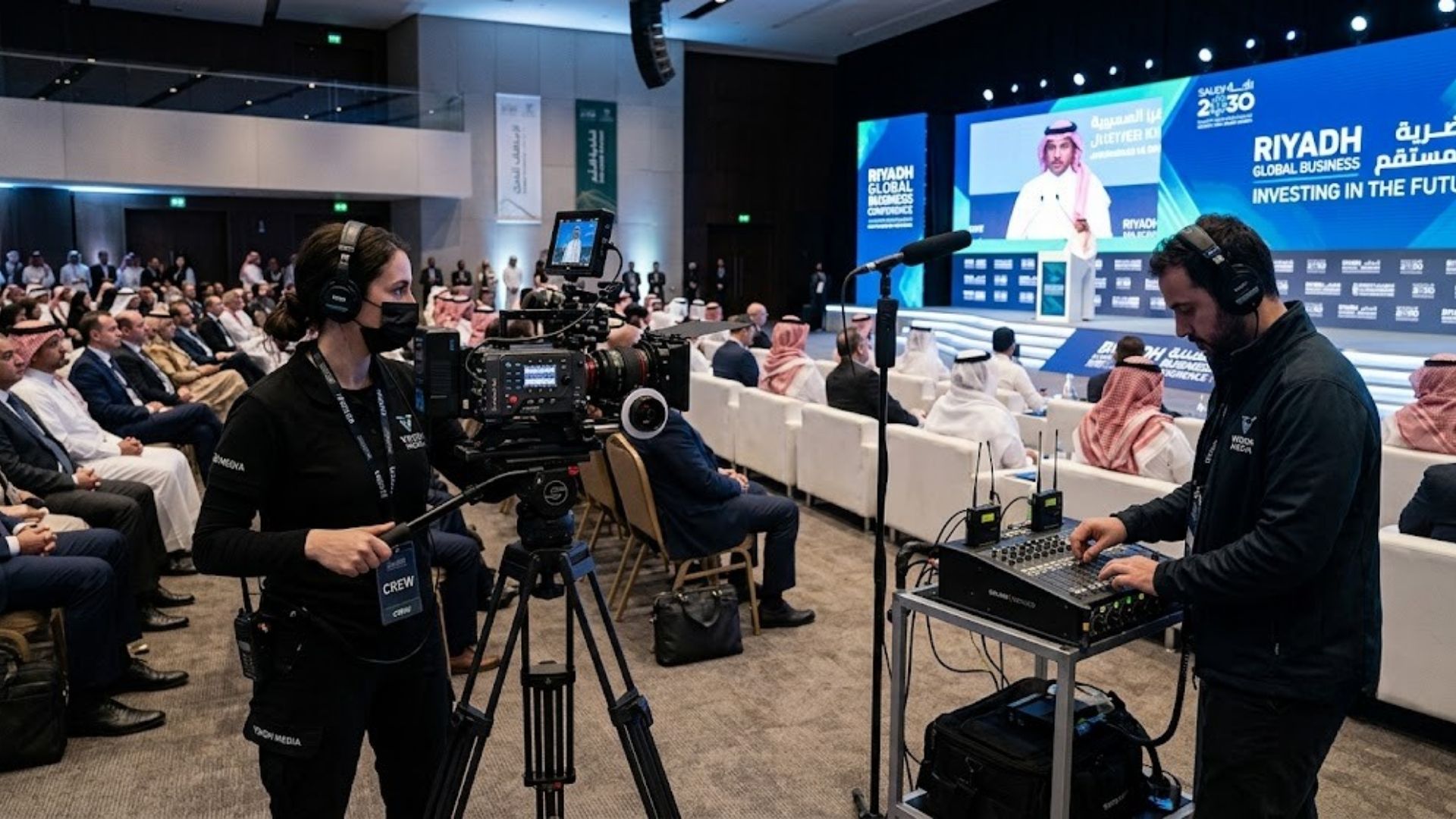 Professional event coverage in Saudi Arabia.