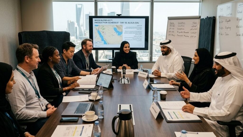 KSA Fixers providing interpretation services for international productions.