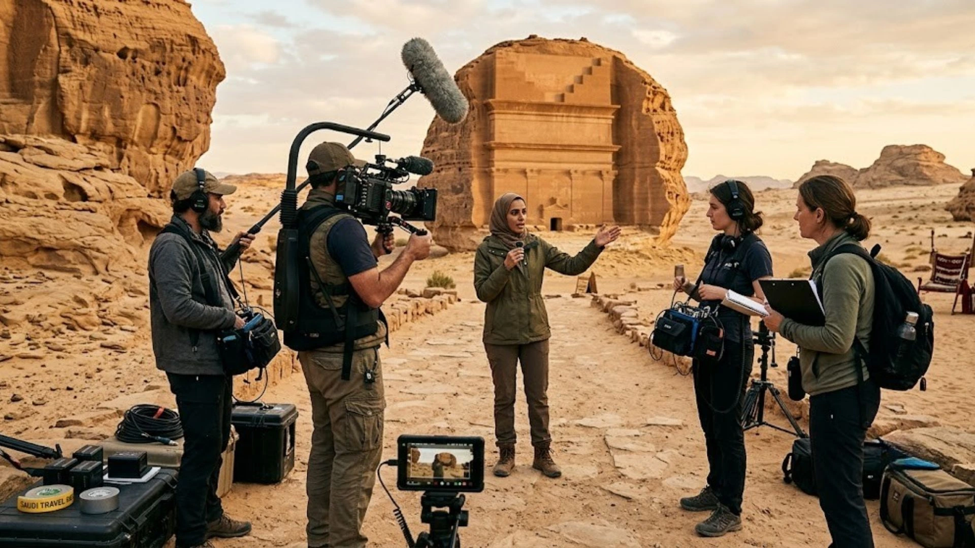 Documentary production in Saudi Arabia.