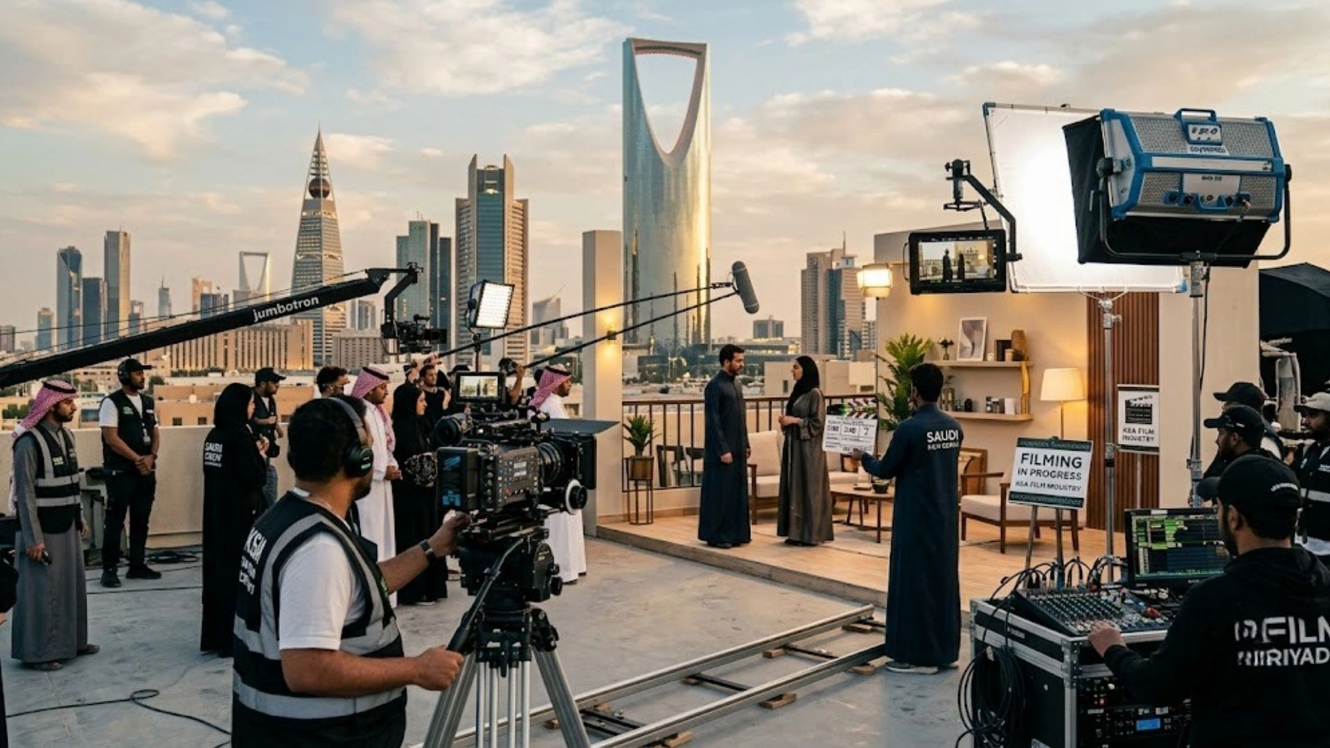 Saudi Arabia's growing film industry under Vision 2030.