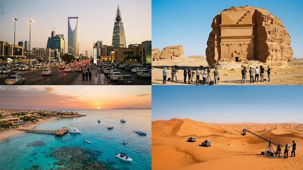 Diverse filming locations across Saudi Arabia.