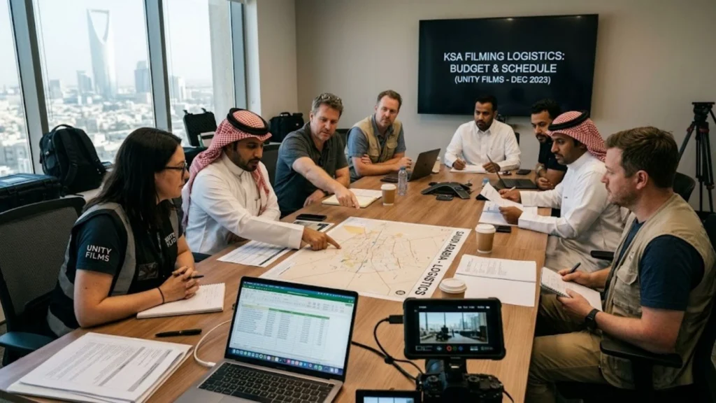 KSA Fixers helping international productions plan budgets in Saudi Arabia.