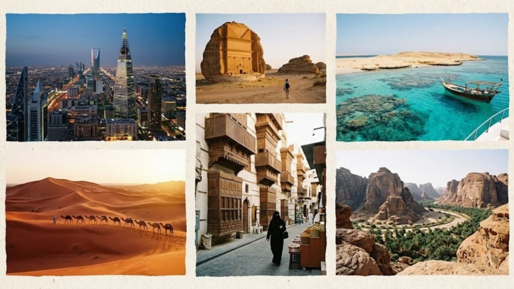 Top filming locations in Saudi Arabia.
