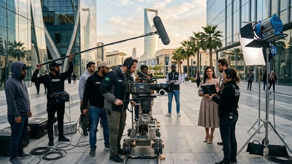 International film production in Saudi Arabia.